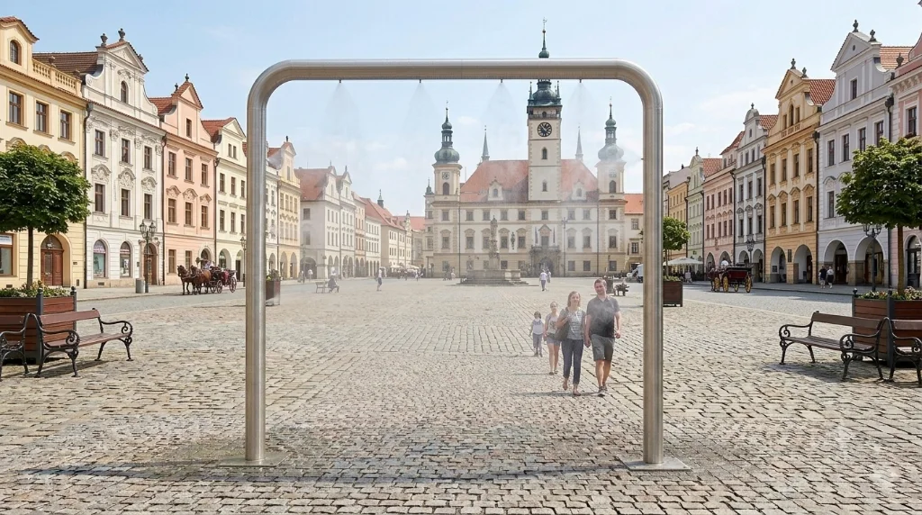 Mlžná brána GATE ve veřejném prostoru